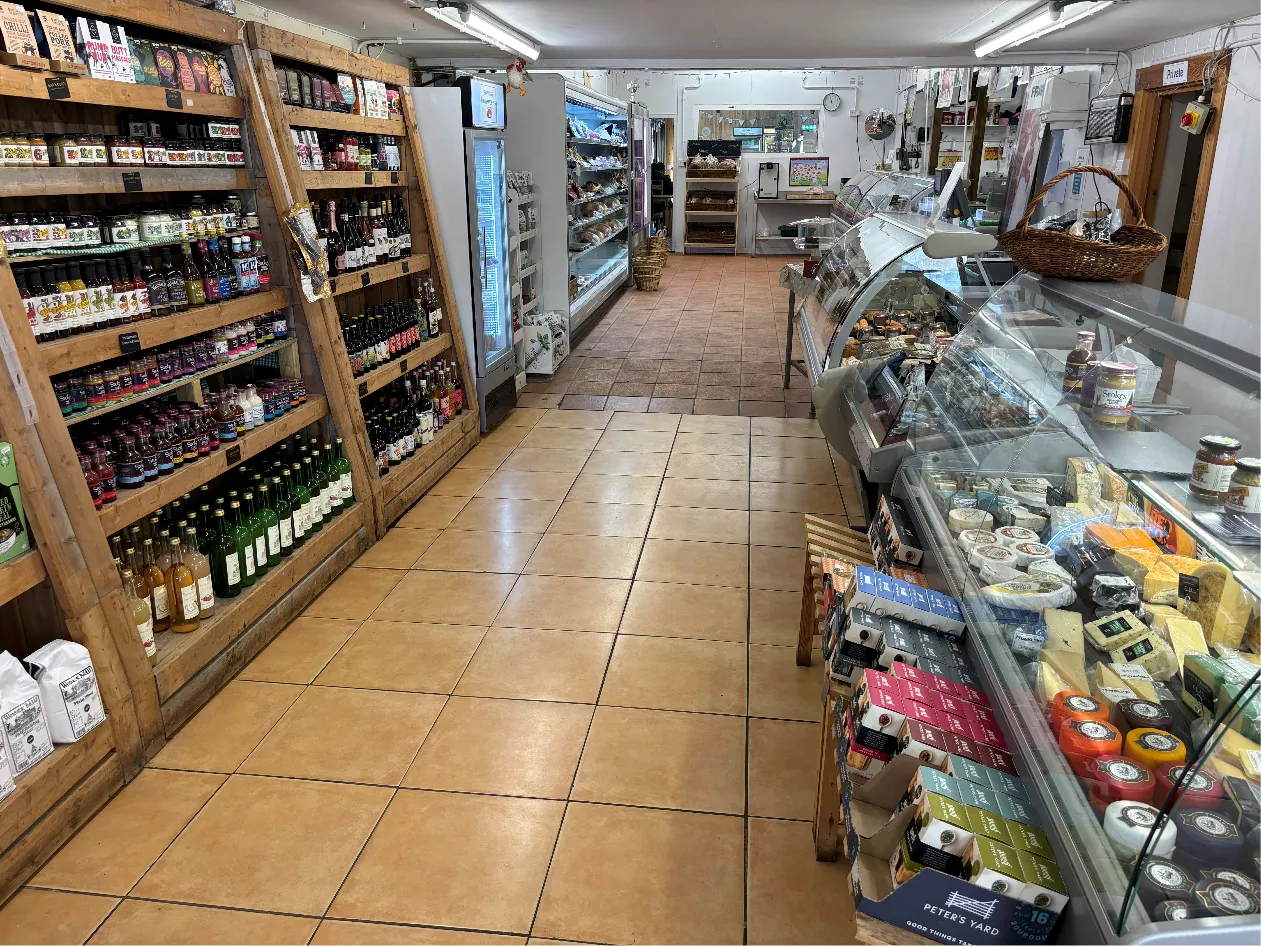 The Farm Shop interior at Franklins Farm
