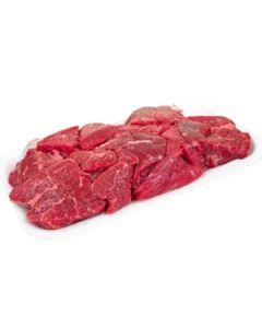 Quality Free Range Grass Fed Beef Stewing Steak 500g Pack